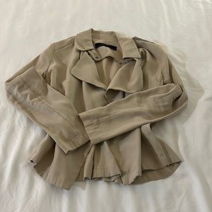 Zara Basics Collection Beige Jacket